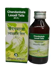 DHANVANTARI Chandanbala Laxadi Oil - Joint & Muscle Pain Relief DHANVANTARI Chandanbala Laxadi Oil - 100 ml