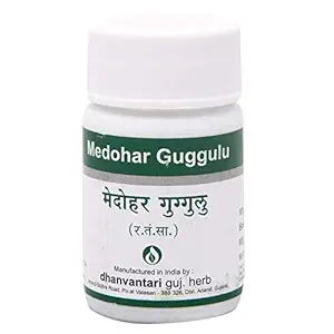 Dhanvantari Medohar Guggulu - Digestion Support & Weight Management Dhanvantari Medohar Guggulu 60 Tablets