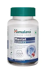 Himalaya Mentat Gummies - Natural Stress Reliever - Mint Flavor - 30 Himalaya Mentat Gummies - Stress Relief - 30s