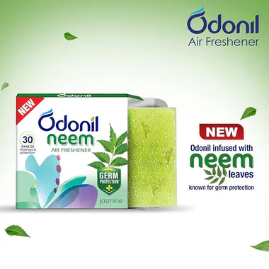 Odonil Neem Air Freshener Blocks – Pack of 4, 48g 4 Odonil Neem Air Freshener Mixed Blocks - 48g (Pack of 4) 4