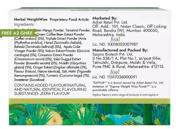 Kapiva Get Slim Mix Powder – Ayurvedic Weight Management 6 Kapiva Get Slim Mix (Powder) 6