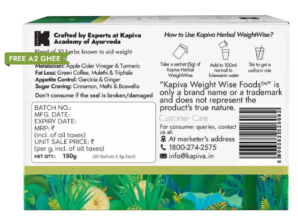 Kapiva Get Slim Mix Powder – Ayurvedic Weight Management 8 Kapiva Get Slim Mix (Powder) 8