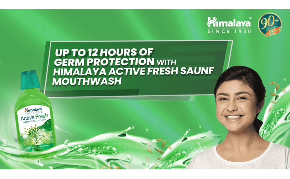 Himalaya Active Fresh Saunf Mouthwash – Herbal Oral Care 3 Himalaya Active Fresh Saunf Mouthwash 3