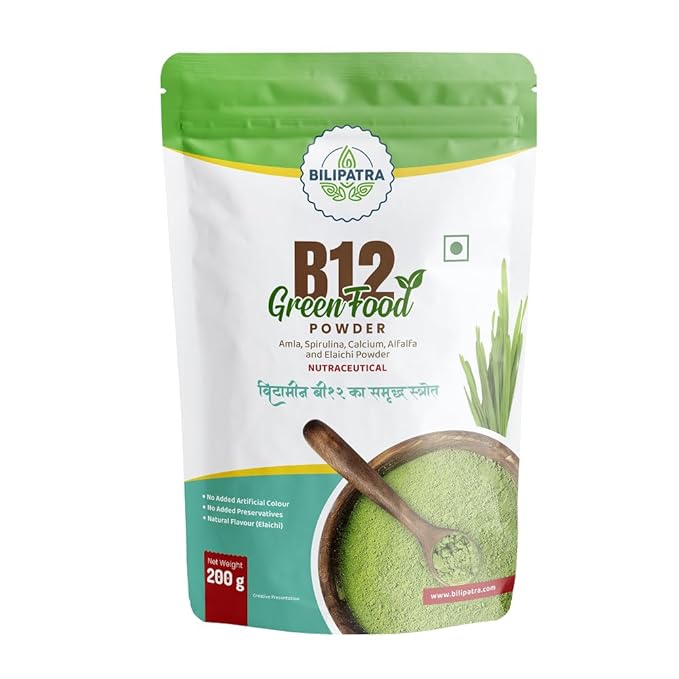 B12 Green Food Supplement Powder in Surat Gujarat B12 GreenFood Powder – The Best Remedy for Fatigue, Gut Issues & Vitamin B12 Deficiency