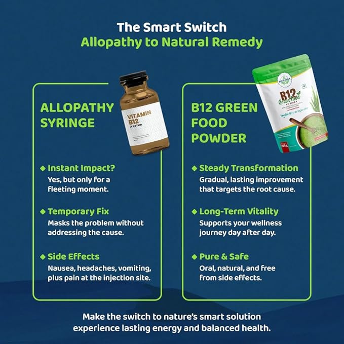 B12 Green Food Supplement Powder in Surat Gujarat 2 B12 GreenFood Powder – The Best Remedy for Fatigue, Gut Issues & Vitamin B12 Deficiency 2