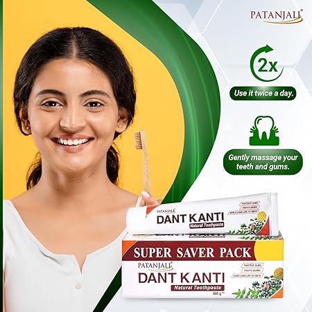 Patanjali Dant Kanti Natural Toothpaste 6
