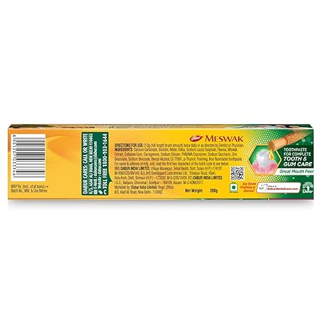 Dabur Meswak Complete Oral Care Toothpaste 3