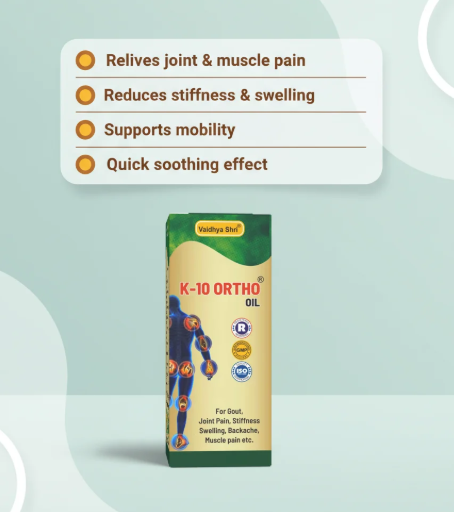 K-10 Ortho Oil – Fast Ayurvedic Relief for Joint & Muscle Pain 2 K-10 Ortho Oil | Fast Relief for Joint Pain, Muscle Pain & Stiffness 2