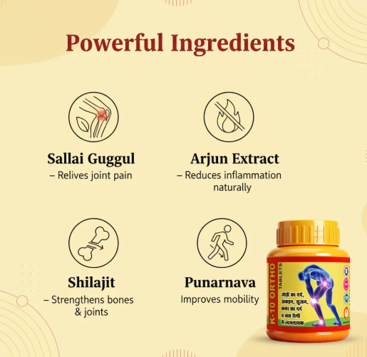 K-10 Ortho Tablets - Bone & Joint Health & Mobility Support 5