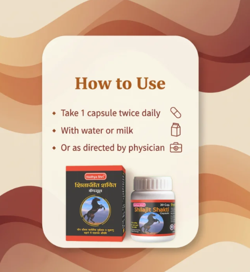 Shilajit Shakti Capsules – Ayurvedic Strength & Vitality 3 Shilajit Shakti Capsules – 30 Capsules | Ayurvedic Strength, Stamina & Vitality Support 3