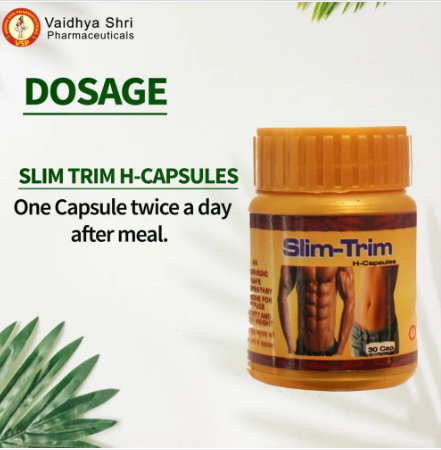 Slim Trim H Capsules – Ayurvedic Weight Management 3 Slim Trim H Capsules - Weight Management & Fat Metabolism Support 3