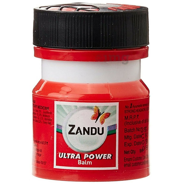 Zandu Ultra Power Balm – Fast Relief for Headache & Body Pain 3 Zandu Ultra Power Balm | For Pain Relief from Strong Headache, Bodyaches & Cold | Bone, Joint & Muscle Care 3
