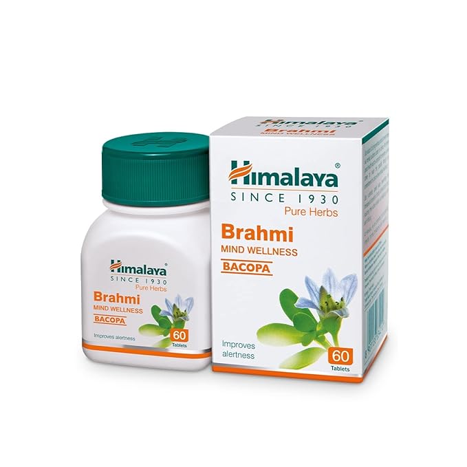 Himalaya Brahmi Tablets 60 – Boost Memory & Mental Alertness by Himalaya