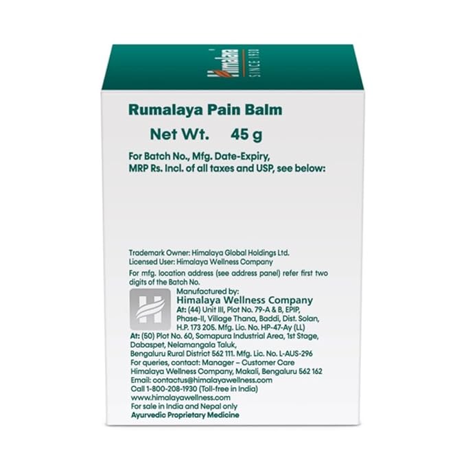 Himalaya Wellness Himalaya Rumalaya Pain Balm | Fast Relief From Headache And Neck Pain Ayurvedic 3