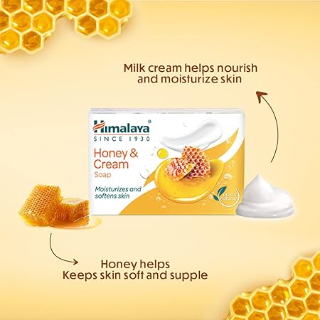 Himalaya Herbals Honey & Cream Soap – Moisturizes & Softens Skin 5 Himalaya Herbals Honey and Cream Soap 5
