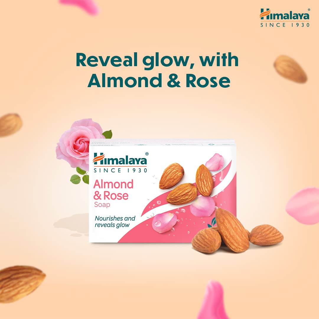 Himalaya Almond & Rose Soap – Nourishes & Brightens Skin 2 Himalaya Almond & Rose Soap | For Skin Nourishment & Glow 2