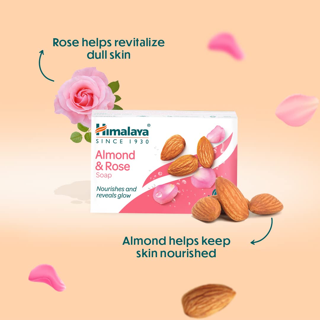 Himalaya Almond & Rose Soap – Nourishes & Brightens Skin 3 Himalaya Almond & Rose Soap | For Skin Nourishment & Glow 3