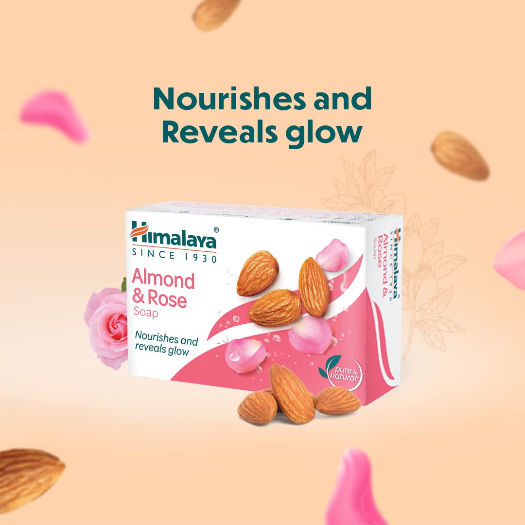 Himalaya Almond & Rose Soap – Nourishes & Brightens Skin 4 Himalaya Almond & Rose Soap | For Skin Nourishment & Glow 4
