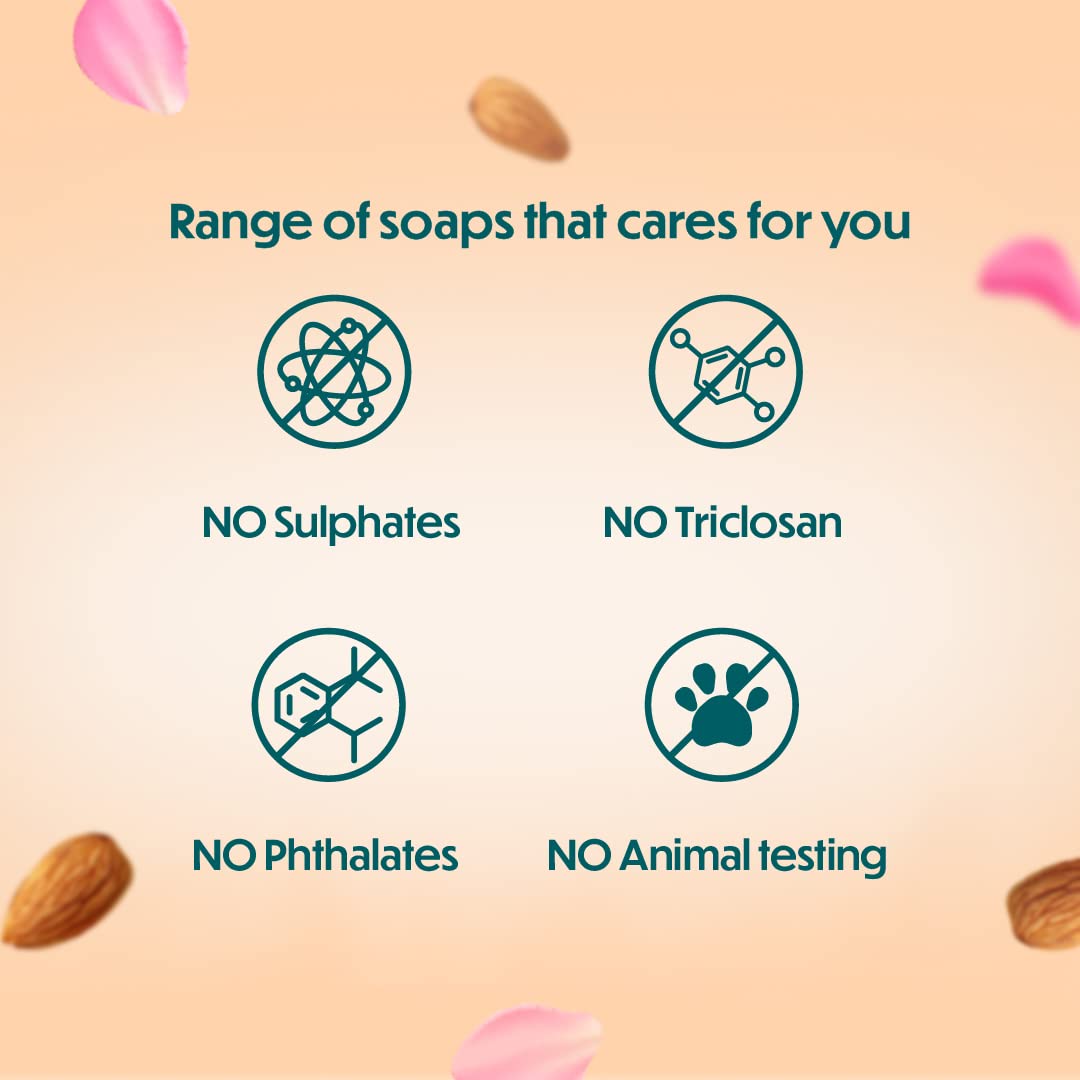 Himalaya Almond & Rose Soap – Nourishes & Brightens Skin 6 Himalaya Almond & Rose Soap | For Skin Nourishment & Glow 6