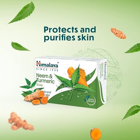 Himalaya Neem & Turmeric Soap – Natural Skin Protection & Care Himalaya Neem & Turmeric Soap | Pure & Natural | Protects & Purifies Skin