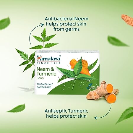 Himalaya Neem & Turmeric Soap – Natural Skin Protection & Care 2 Himalaya Neem & Turmeric Soap | Pure & Natural | Protects & Purifies Skin 2