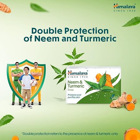 Himalaya Neem & Turmeric Soap – Natural Skin Protection & Care 3 Himalaya Neem & Turmeric Soap | Pure & Natural | Protects & Purifies Skin 3