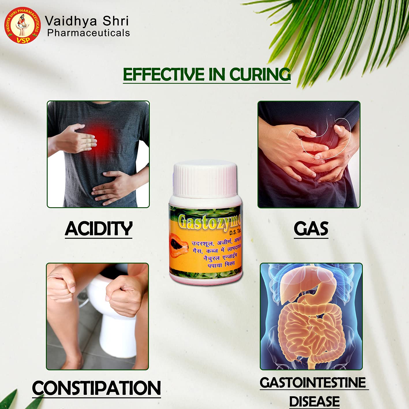Gastozyme D.S Tablets -  For Gas, Acidity & Constipation Relief 3