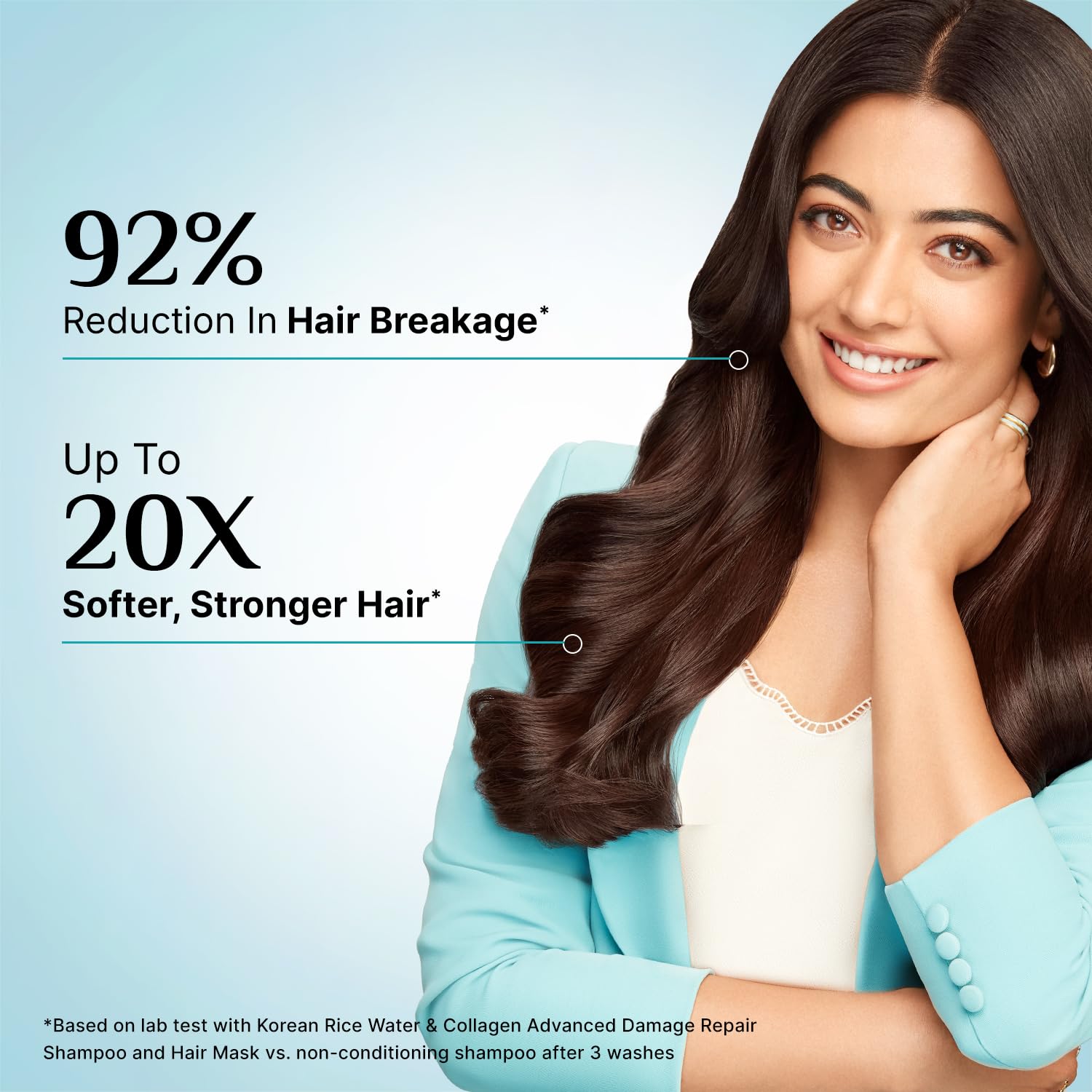 Pilgrim Korean Rice Water & Collagen Advanced Damage Repair Shampoo| with 17 Amino Acids, Wheat Protein & 5 Ceramides | Paraben-Free | For Dry & Damaged Hair | For Women and Men 3