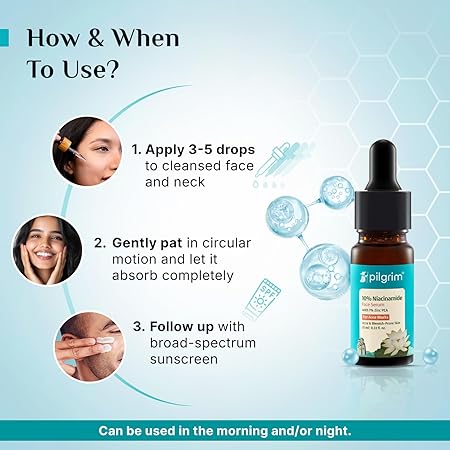 Pilgrim 10% Niacinamide Face Serum For Acne Marks 4