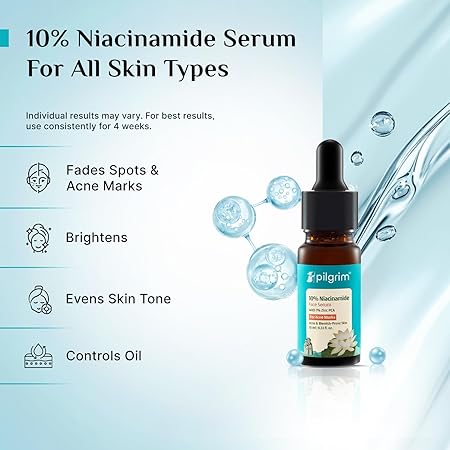 Pilgrim 10% Niacinamide Face Serum For Acne Marks 7