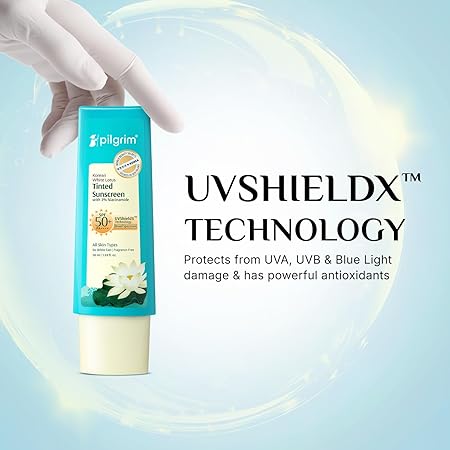 Pilgrim Korean White Lotus Tinted Sunscreen SPF 50+ PA++++ 5