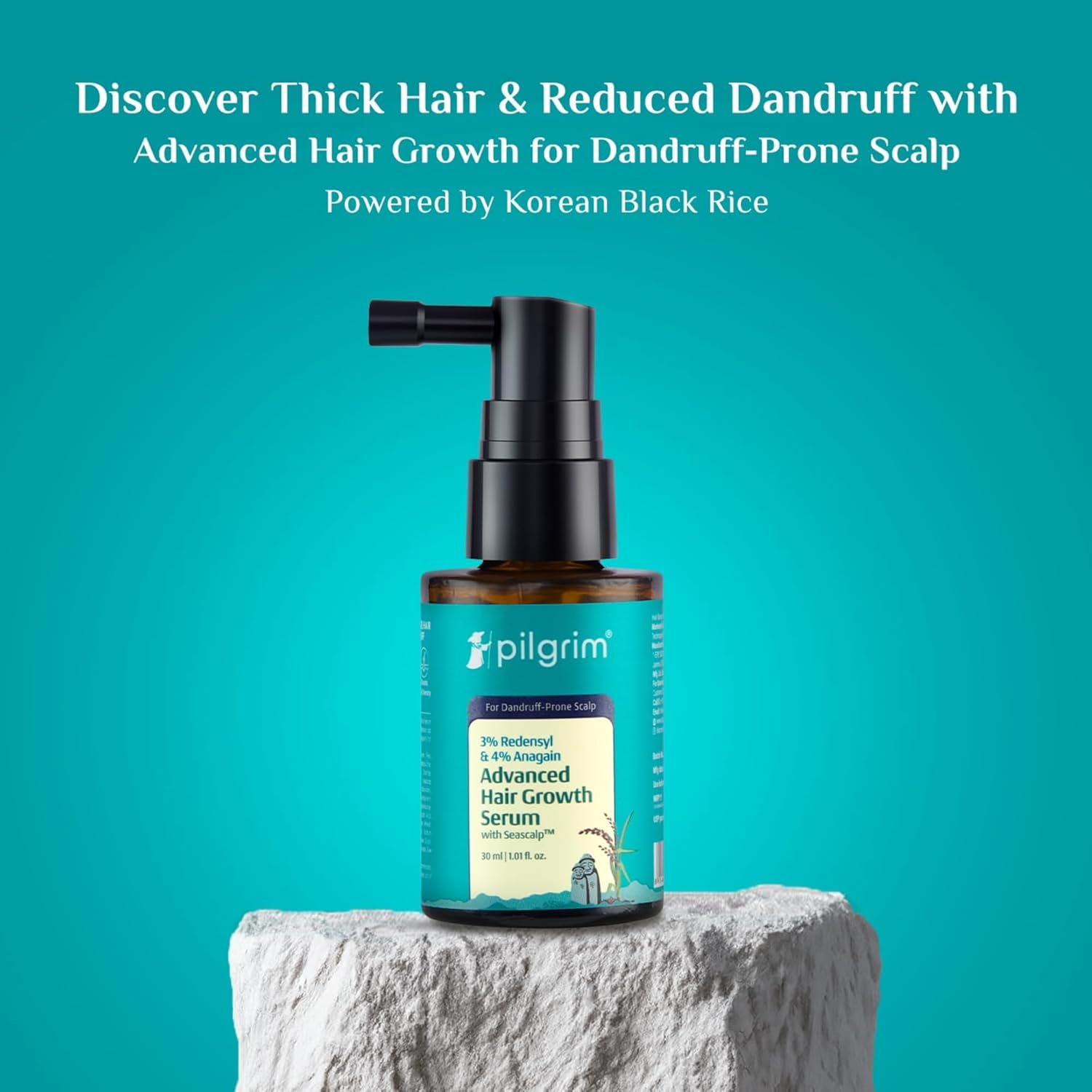 Pilgrim Rosemary with Redensyl & Anagain Hair Growth Oil | Hair Regrowth & Stronger Hair | Sulphate & Paraben Free Hair Oil 4