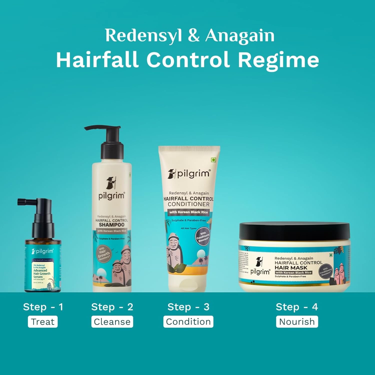 Pilgrim Rosemary with Redensyl & Anagain Hair Growth Oil | Hair Regrowth & Stronger Hair | Sulphate & Paraben Free Hair Oil 7