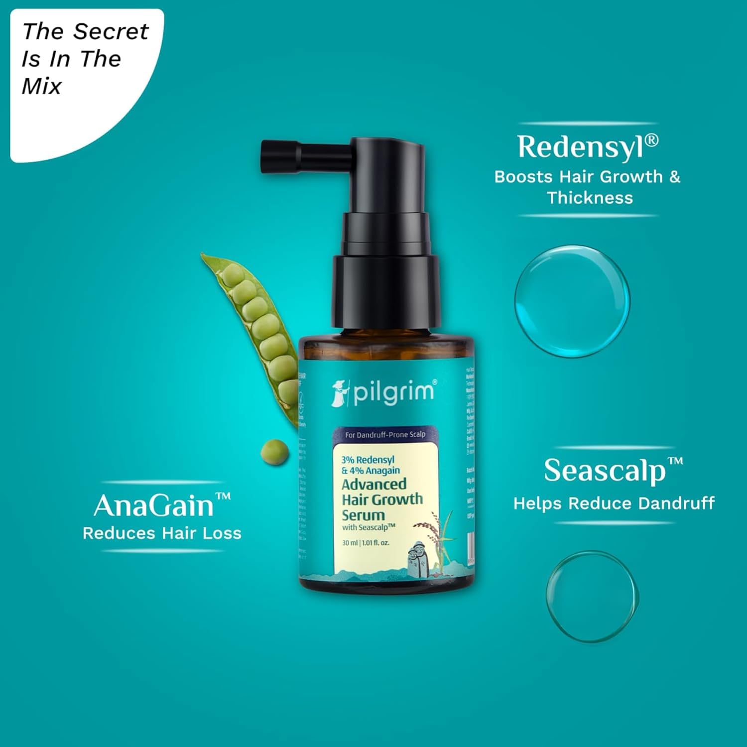 Pilgrim Rosemary with Redensyl & Anagain Hair Growth Oil | Hair Regrowth & Stronger Hair | Sulphate & Paraben Free Hair Oil 8