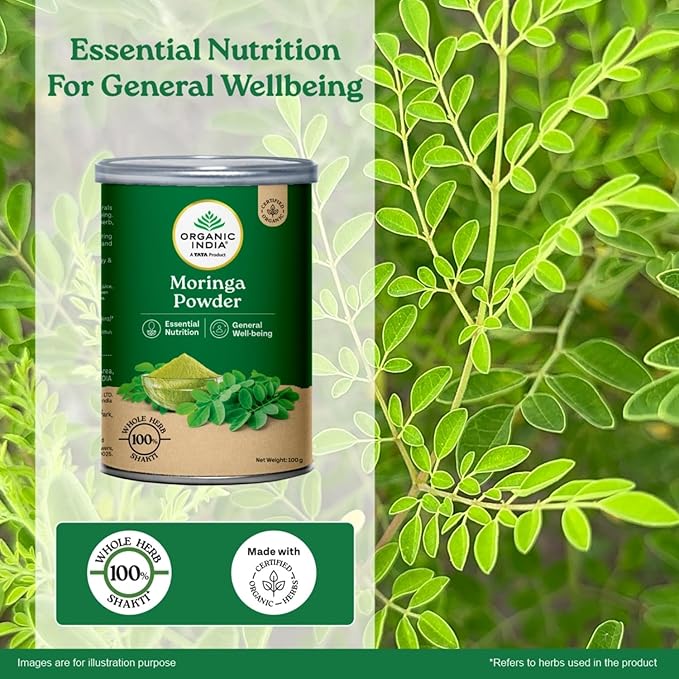 Organic India Moringa Powder – Energy, Immunity & Nutrition Support for Daily Wellness 3