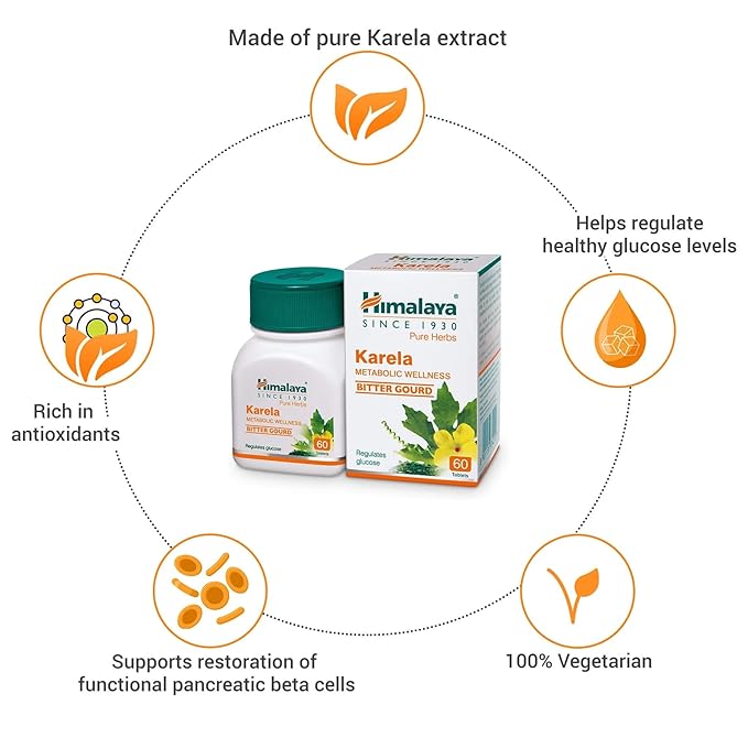 Himalaya  Karela, Bottle of 60 Tablets 2