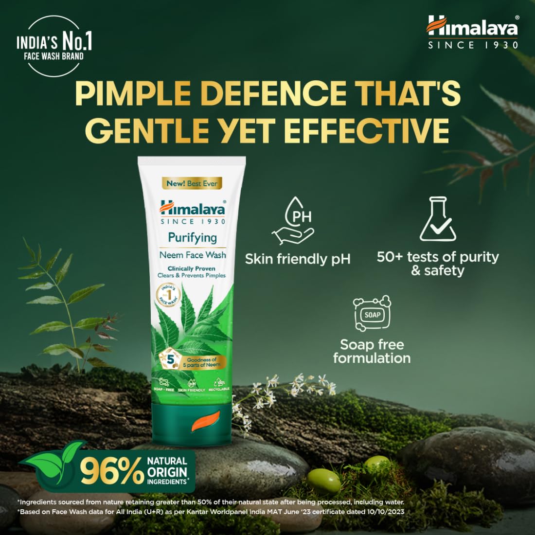 Himalaya Purifying Neem Face Wash 3
