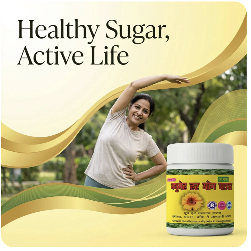 Madhumeh Har Yog Powder for Natural Diabetes Management 2 Madhumeh Har Yog Powder - Ayurvedic Support for Healthy Blood Sugar Management 2