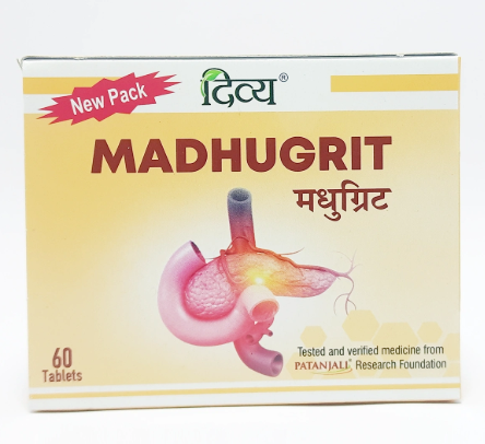 Patanjali Madhugrit Tablet 60N – Healthy Blood Sugar Support Divya Madhugrit Tablet 60 N
