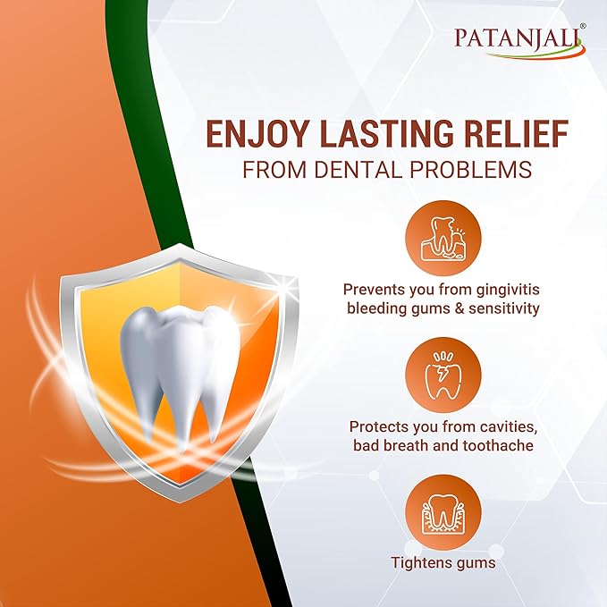 Patanjali Dant Kanti Medicated Oral Gel, 100g 3