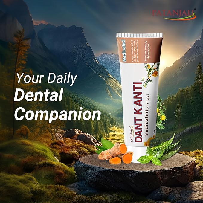 Patanjali Dant Kanti Medicated Oral Gel, 100g 5